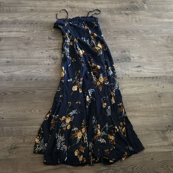 REFORMATION Lilibet Dress in Navy - Picture 5 of 5